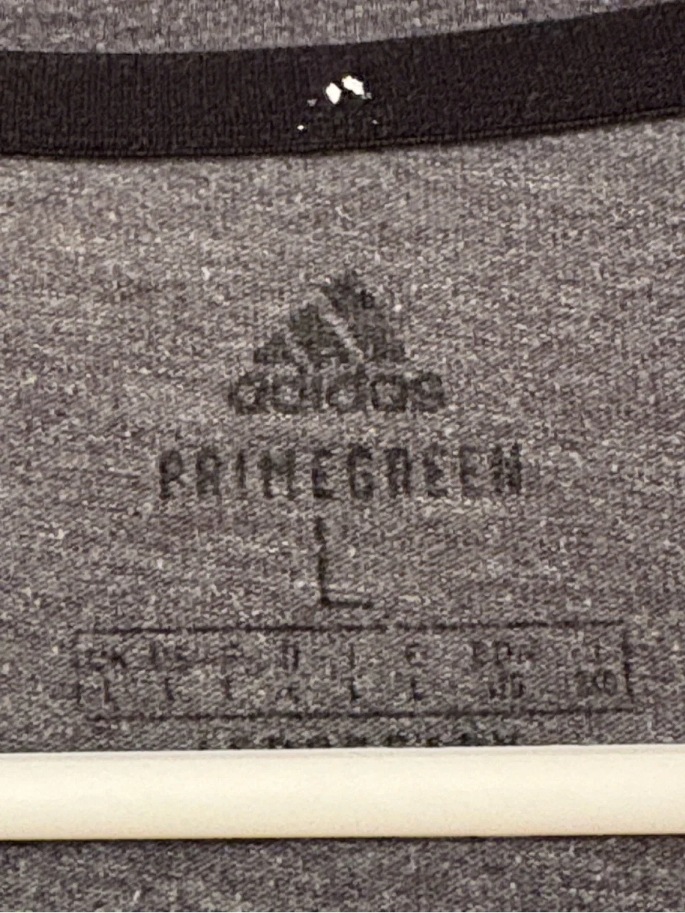 Mens Adidas Gray Primegreen AeroReady Athletic Tee